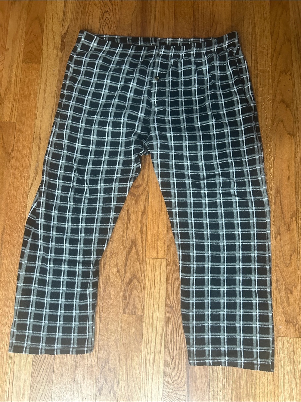 Men's Real Essentials Plaid Lounge Pants 3XL